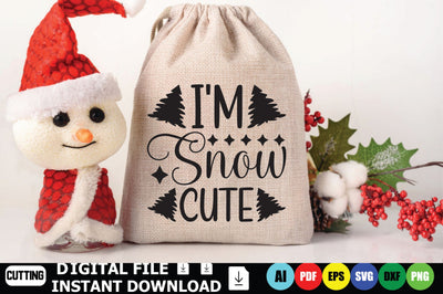 I'm Snow Cute SVG Shahin alam 