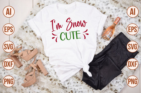 I'm Snow Cute-svg SVG nirmal108roy 