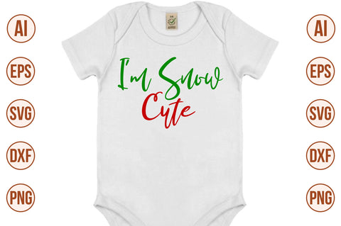 I'm Snow Cute svg-svg SVG orpitasn 