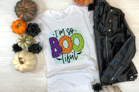 I'm So Boo Tiful, Halloween PNG Sublimation Sublimation CraftLabSVG 