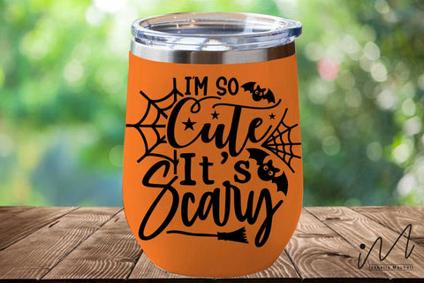 I'm So Cute Its Scary svg, Halloween svg, Halloween web svg, batty svg SVG Isabella Machell 