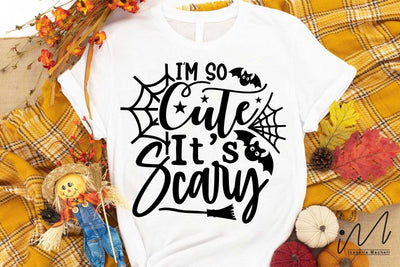 I'm So Cute Its Scary svg, Halloween svg, Halloween web svg, batty svg SVG Isabella Machell 