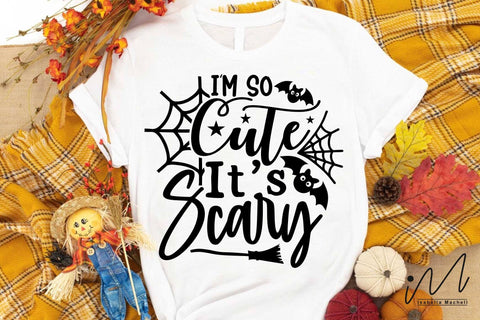 I'm So Cute Its Scary svg, Halloween svg, Halloween web svg, batty svg SVG Isabella Machell 