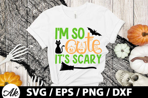 I'm so cute it's scary svg SVG akazaddesign 