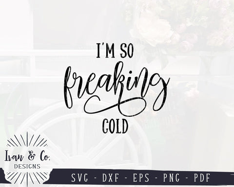 I'm So Freaking Cold SVG Files | Winter | Christmas | T-Shirt SVG (906638108) SVG Ivan & Co. Designs 