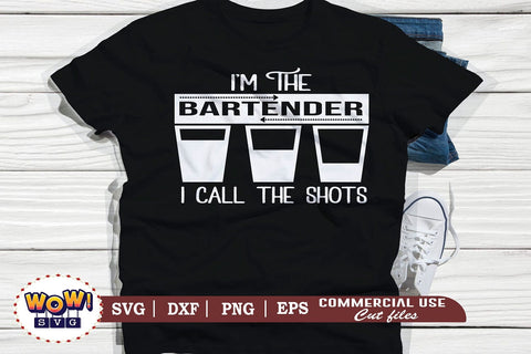 I'm the Bartender svg, Server squad svg dxf png, Bartender svg, Bartending Cut Files , Server T-shirt Designs , Bartend Job Quote , Funny Bartender Pngs , Bar Hopping Png File, files for cricut SVG Wowsvgstudio 