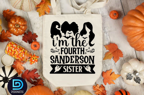 I'm the fourth sanderson sister SVG SVG DESIGNISTIC 