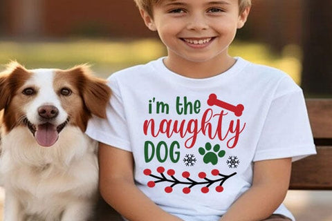 Im The Naughty Dog SVG Angelina750 