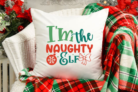 I'm the naughty elf SVG SVG DESIGNISTIC 