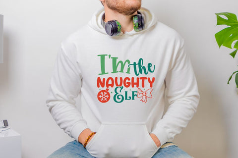 I'm the naughty elf SVG SVG DESIGNISTIC 