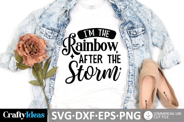 I'm the rainbow after the storm SVG Design SVG md faruk hossain 