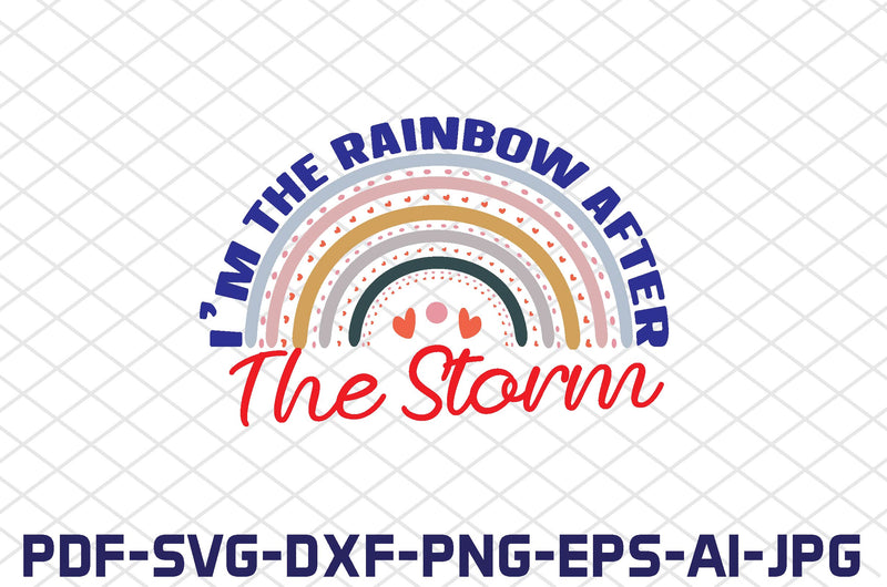 i'm the rainbow after the storm SVG farhad farhad 