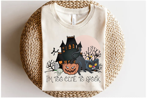 I'm Too Cute to Spook Sublimation Sublimation Jagonath Roy 