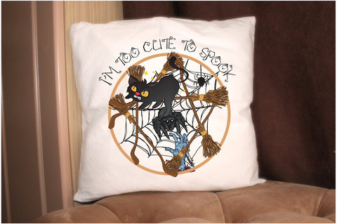 I'm Too Cute to Spook Sublimation Sublimation Jagonath Roy 