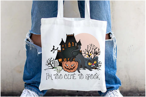 I'm Too Cute to Spook Sublimation Sublimation Jagonath Roy 
