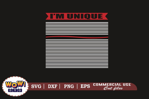 I'm Unique SVG, Businesswoman SVG, Working Woman Shirt, Png SVG Wowsvgstudio 