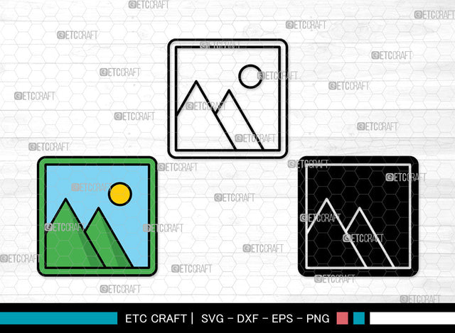 Image Icons Color, Image Svg, Photo Svg, Images, Album, Image Bundle, Icon Bundle, Svg Cut File, Dxf, Eps, Png, SVG ETC Craft 