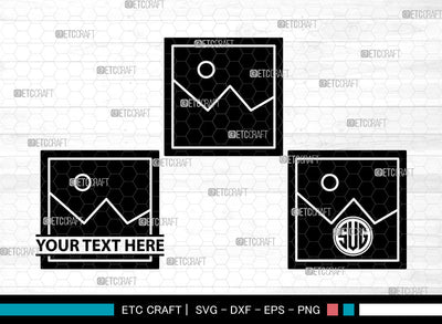 Image Icons Monogram, Image Svg, Photo Svg, Images, Album, Image Monogram, Icon Monogram, Svg Cut File, Dxf, Eps, Png, SVG ETC Craft 