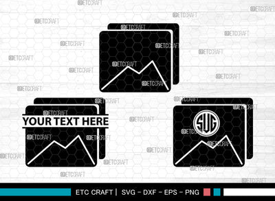 Image Icons Monogram, Image Svg, Photo Svg, Images, Album, Image Monogram, Icon Monogram, Svg Cut File, Dxf, Eps, Png, SVG ETC Craft 