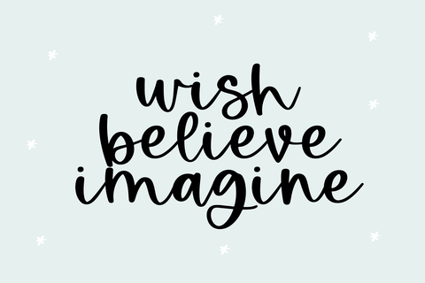 Imagine - Handwritten Script Font Font KA Designs 