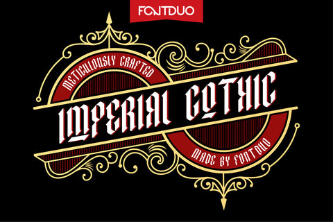 Imperial Gothic Font FontDuo 