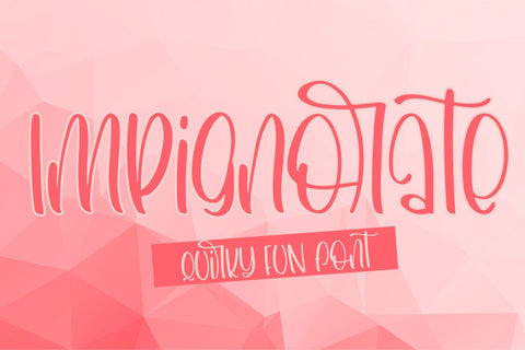 Impignorate Font Freeling Design House 
