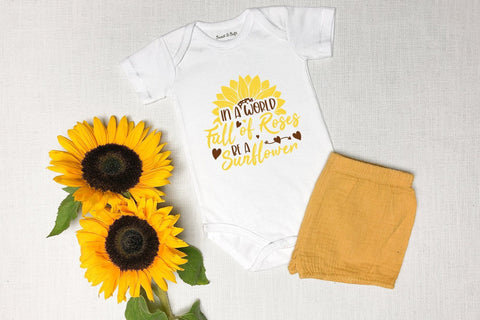 In A World Full Of Roses, Sunflower SVG SVG CraftLabSVG 