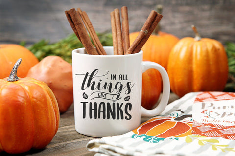 In All Things Give Thanks SVG Design SVG futivesvg 