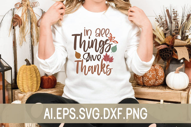 In All Things Give Thanks SVG md faruk hossain 