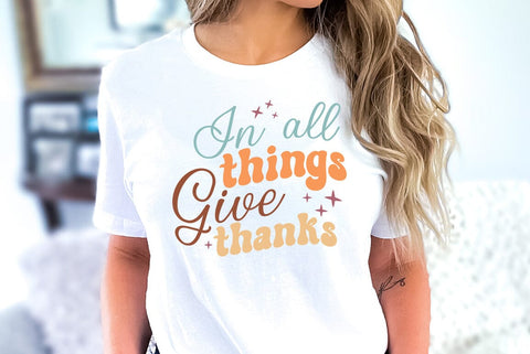 In all things give thanks, Thanksgiving SVG SVG FiveStarCrafting 