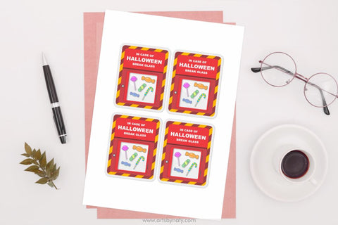 In case of Halloween break glass SVG Illustration. SVG Arts By Naty 