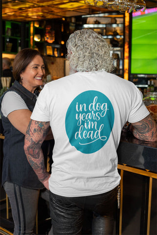 In Dog Years I'm Dead Hand Lettered Cut File (3 versions!) Cricut Designs, Silhouette Designs, Cut files SVG Designs SVG Maple & Olive Designs 