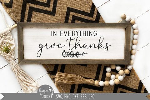 In everything give thanks SVG Designs by Jolein 