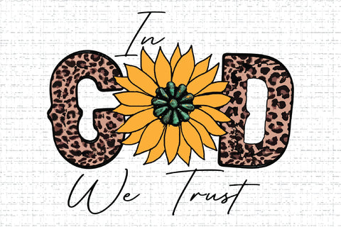 In God We Trust Sublimation Creativeart88 