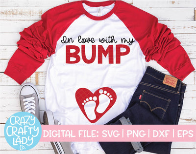 In Love with My Bump SVG Crazy Crafty Lady Co. 