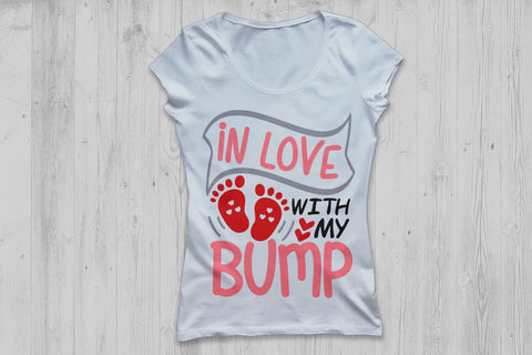 In Love With My Bump| Valentine's Day SVG Cutting Files. SVG CosmosFineArt 