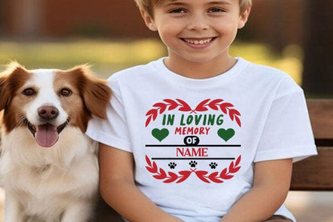 In Loving Memory Of Name SVG Angelina750 