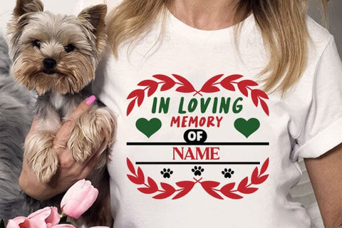 In Loving Memory Of Name SVG Angelina750 
