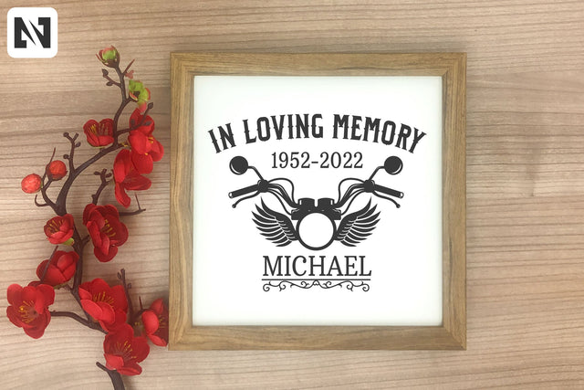 In Loving Memory Svg for Biker - memorial svg SVG Pinoyart Kreatib 