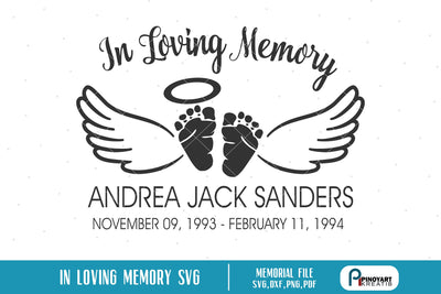In Loving Memory svg SVG Pinoyart Kreatib 