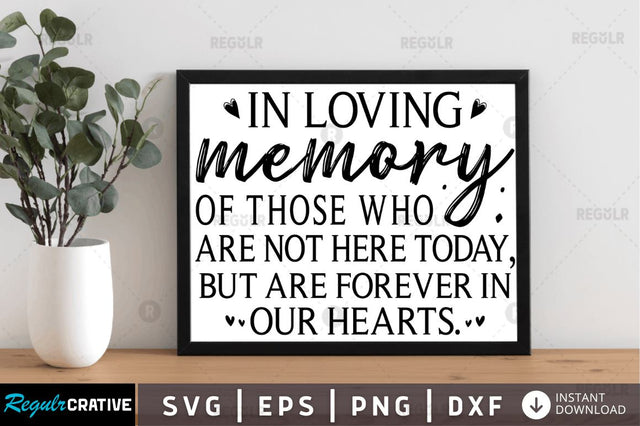 In loving memory SVG SVG Regulrcrative 
