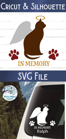 In Memory Cat SVG SVG Wispy Willow Designs 