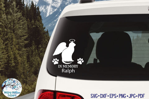 In Memory Cat SVG SVG Wispy Willow Designs 