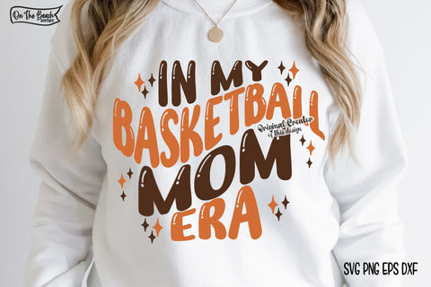 In My Basketball Mom Era SVG Retro Wave Cutting & Sublimation SVG On the Beach Boutique 