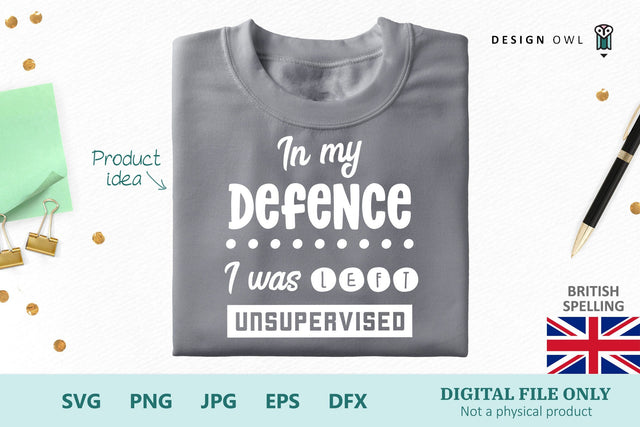 In my defence I was left unsupervised (British spelling) SVG Design Owl 