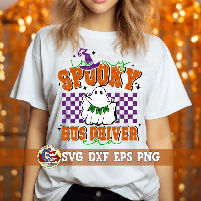 In My Spooky Bus Driver Era SVG DXF EPS PNG SVG Greedy Stitches 