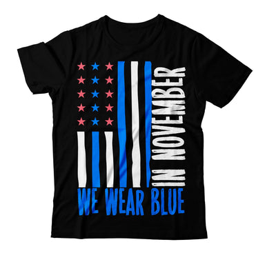 In November We Wear Blue SVG Design ,In November We Wear Blue T-Shirt Design SVG BlackCatsMedia 