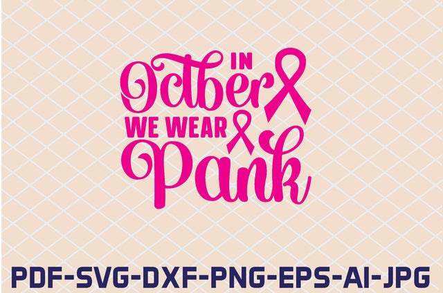 in octber we wear pank SVG farhad farhad 