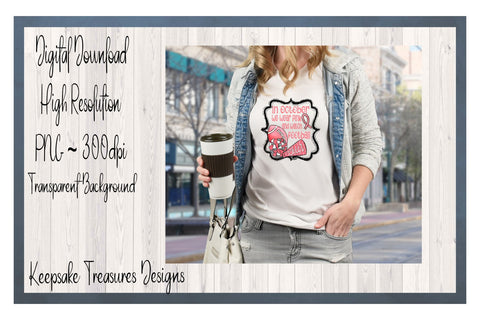 In October We Wear Pink and Watch Football, PNG Sublimation Design Sublimation Keepsake Treasures Designs LLC. 