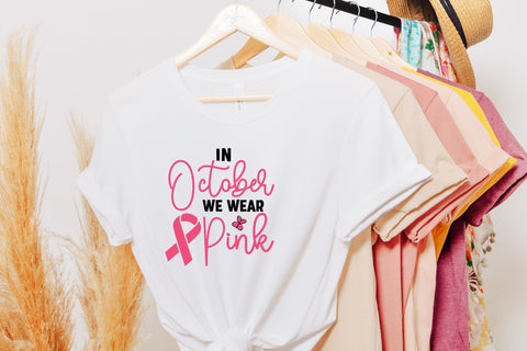 In October We Wear Pink, Breast Cancer SVG SVG CraftLabSVG 